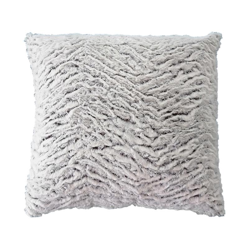 ΔΙΑΚΟΣΜΗΤΙΚΟ ΜΑΞΙΛΑΡΙ 23085 ME MICROFIBER ΜΠΕΖ-ΚΑΦΕ ΧΡΩΜΑ 60x60εκ