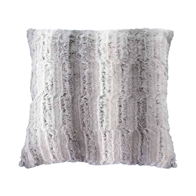 ΔΙΑΚΟΣΜΗΤΙΚΟ ΜΑΞΙΛΑΡΙ 23107 ME MICROFIBER ΓΚΡΙ ΧΡΩΜΑ 45x45εκ