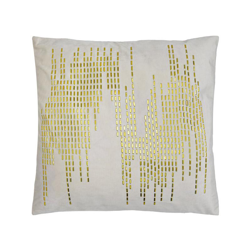 ΔΙΑΚΟΣΜΗΤΙΚΟ ΜΑΞΙΛΑΡΙ ΕΚΡΟΥ-ΧΡΥΣΟ ΧΡΩΜΑ 45x45x10εκ