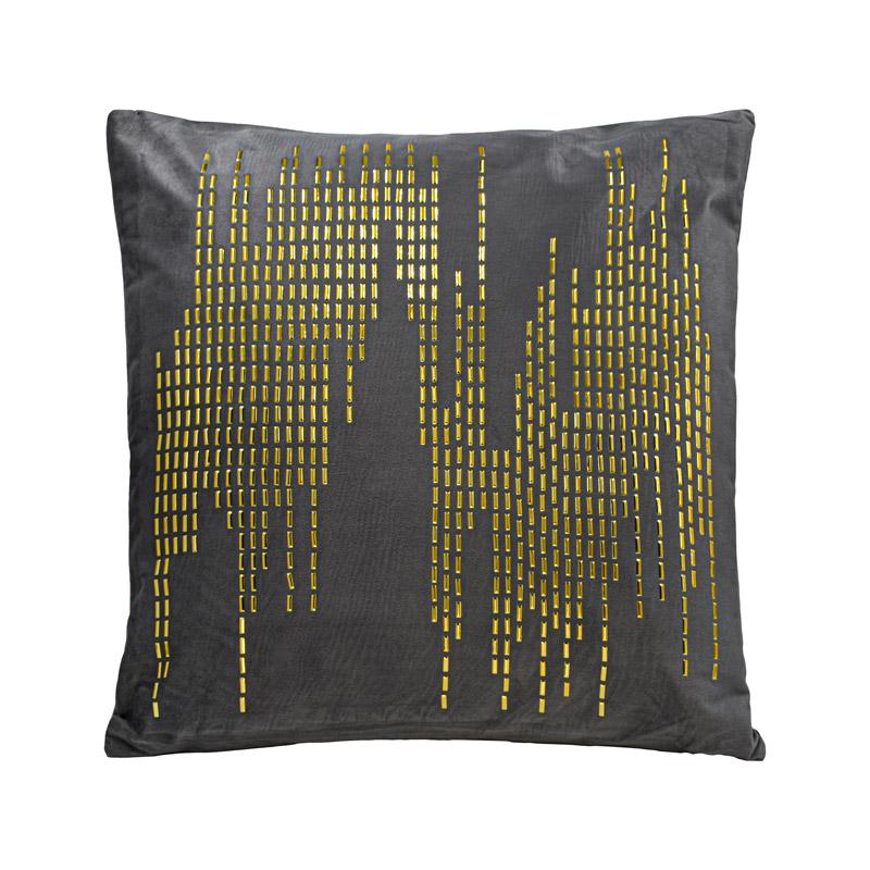 ΔΙΑΚΟΣΜΗΤΙΚΟ ΜΑΞΙΛΑΡΙ ΓΚΡΙ-ΧΡΥΣΟ ΧΡΩΜΑ 45x45x10εκ