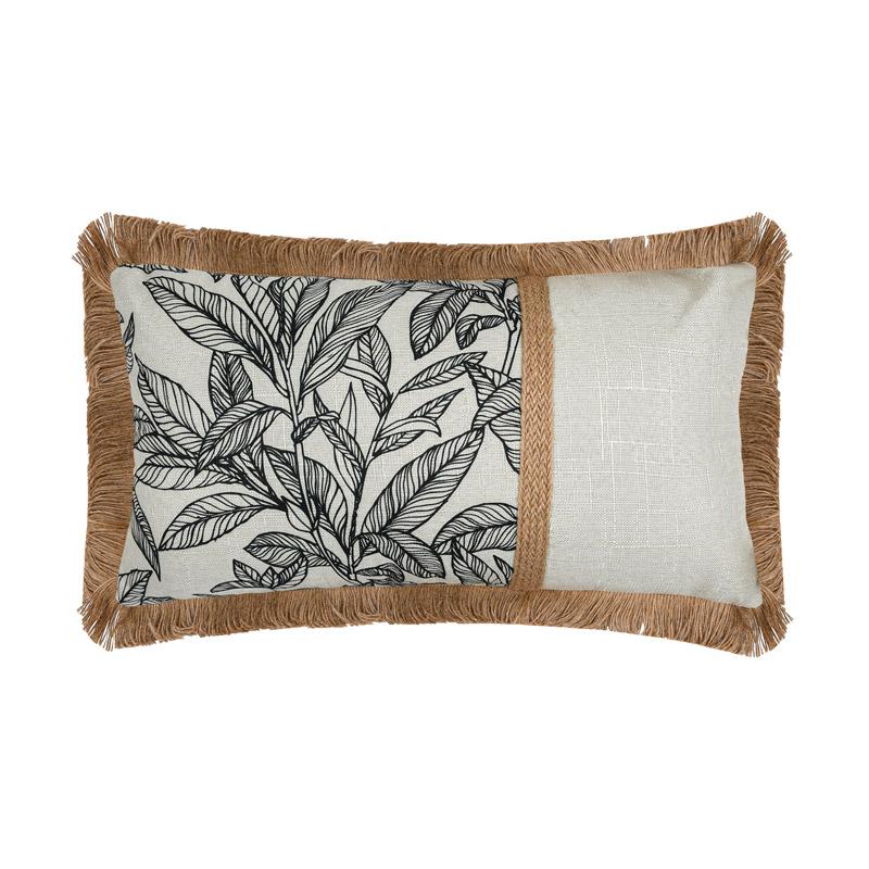 ΔΙΑΚΟΣΜΗΤΙΚΟ ΜΑΞΙΛΑΡΙ Opulent ΛΕΥΚΟ-ΜΑΥΡΟ-ΧΡΥΣΟ ΧΡΩΜΑ 30x50εκ