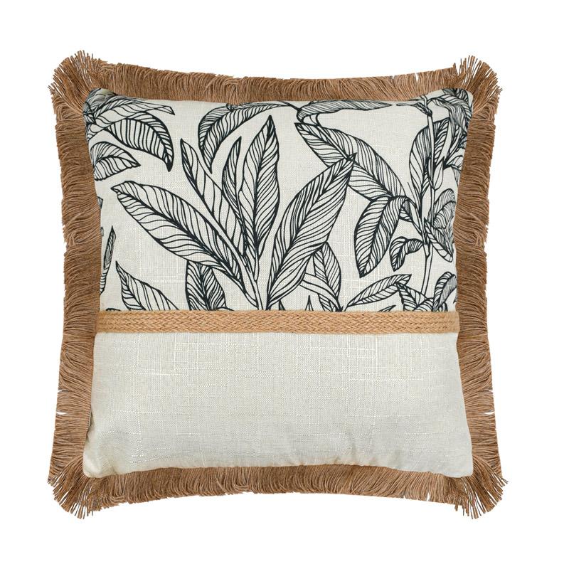 ΔΙΑΚΟΣΜΗΤΙΚΟ ΜΑΞΙΛΑΡΙ Opulent ΛΕΥΚΟ-ΜΑΥΡΟ-ΧΡΥΣΟ ΧΡΩΜΑ 43x43εκ