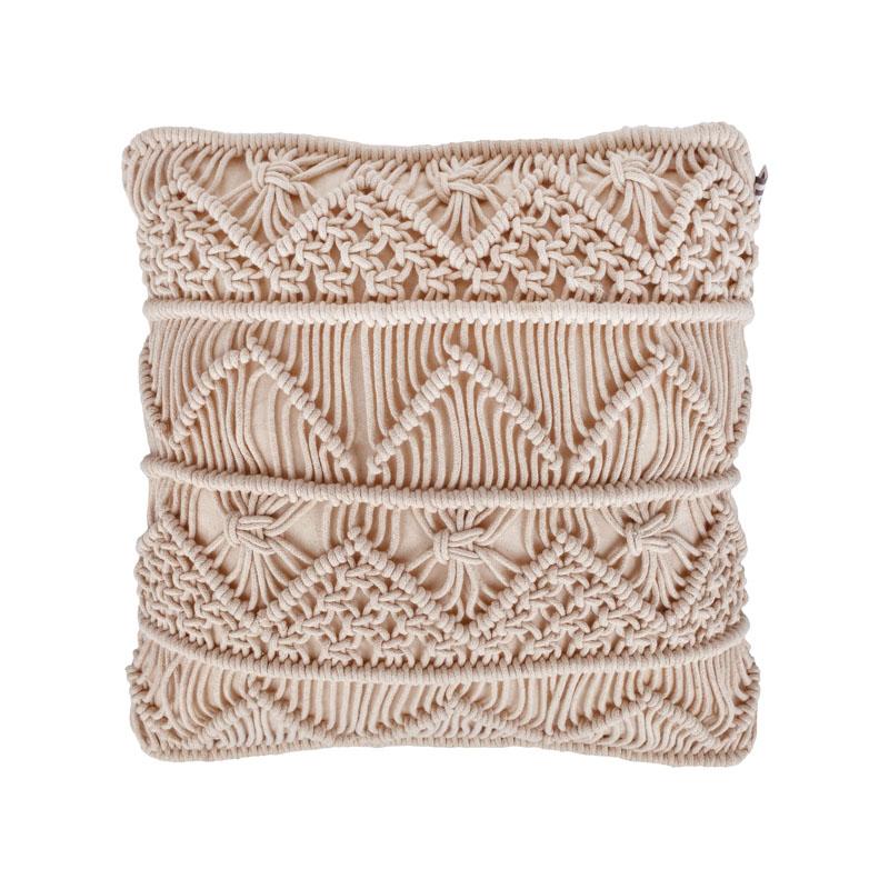 ΔΙΑΚΟΣΜΗΤΙΚΟ ΜΑΞΙΛΑΡΙ ΜΑΚΡΑΜΕ ΦΥΣΙΚΟ ΧΡΩΜΑ 40x40εκ