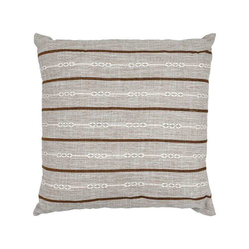 ΔΙΑΚΟΣΜΗΤΙΚΟ ΜΑΞΙΛΑΡΙ ΜΠΕΖ-ΚΑΦΕ ΡΙΓΑ 45x45εκ