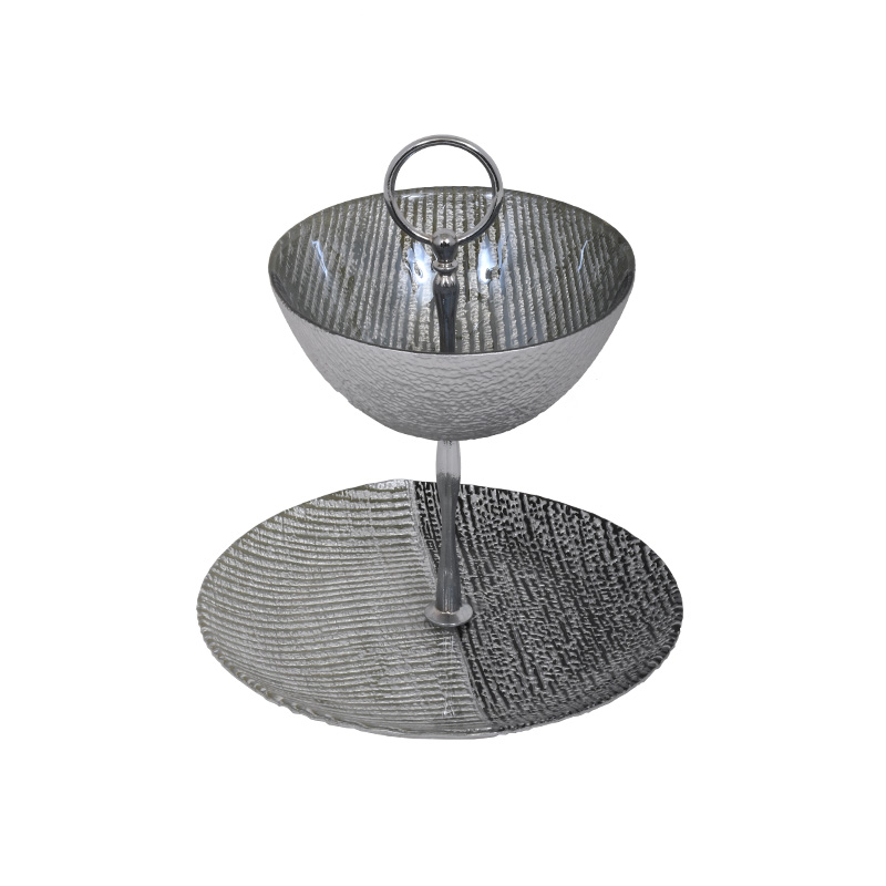 ΔΙΟΡΟΦΗ ΠΙΑΤΕΛΑ ORLEANS ΜΑΥΡΟ-ΑΣΗΜΙ ΧΡΩΜΑ 22+15εκ bf