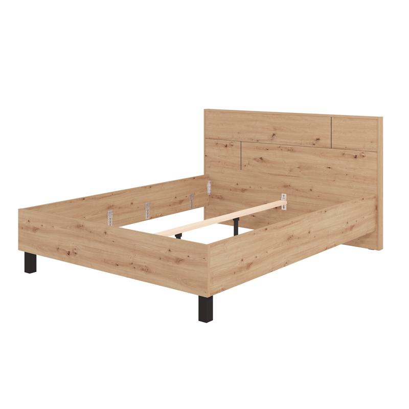 ΔΙΠΛΟ ΚΡΕΒΑΤΙ ALERIA 160 ARTISAN OAK ΧΡΩΜΑ 173x211x102εκ - Image 3