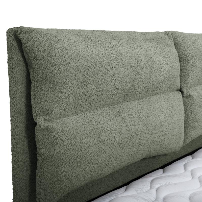 ΔΙΠΛΟ ΚΡΕΒΑΤΙ Andros ΛΑΔΙ ΧΡΩΜΑ 175x214x115εκ (160x200) - Image 7