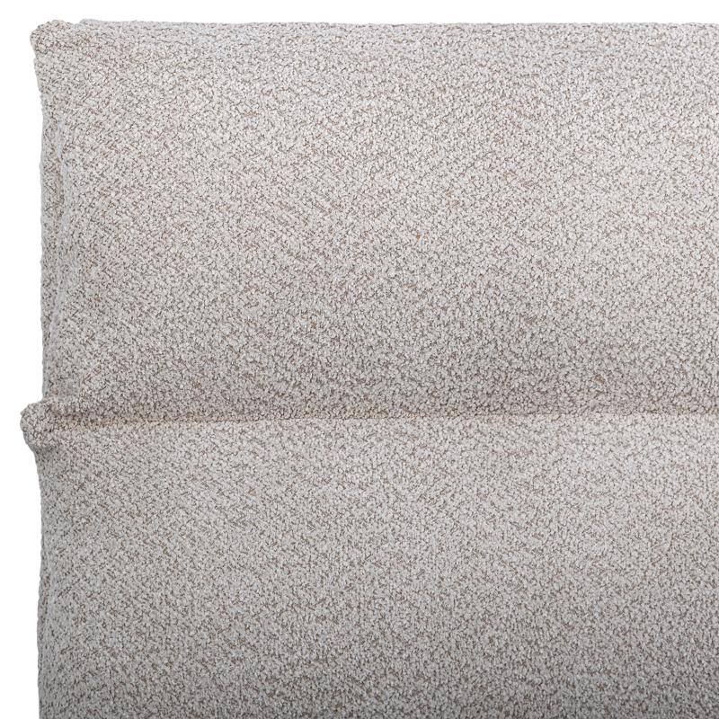 ΔΙΠΛΟ ΚΡΕΒΑΤΙ Andros ΜΠΕΖ ΧΡΩΜΑ 175x214x115εκ (160x200) - Image 5