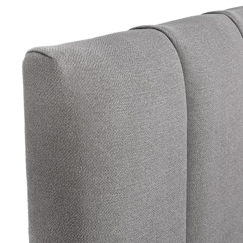 ΔΙΠΛΟ ΚΡΕΒΑΤΙ Horizon ΓΚΡΙ ΧΡΩΜΑ 175x214x115εκ (160x200) - Image 5