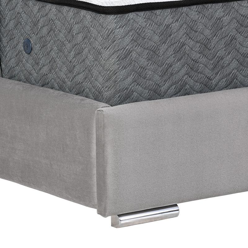 ΔΙΠΛΟ ΚΡΕΒΑΤΙ Horizon ΓΚΡΙ ΧΡΩΜΑ 175x214x115εκ (160x200) - Image 6