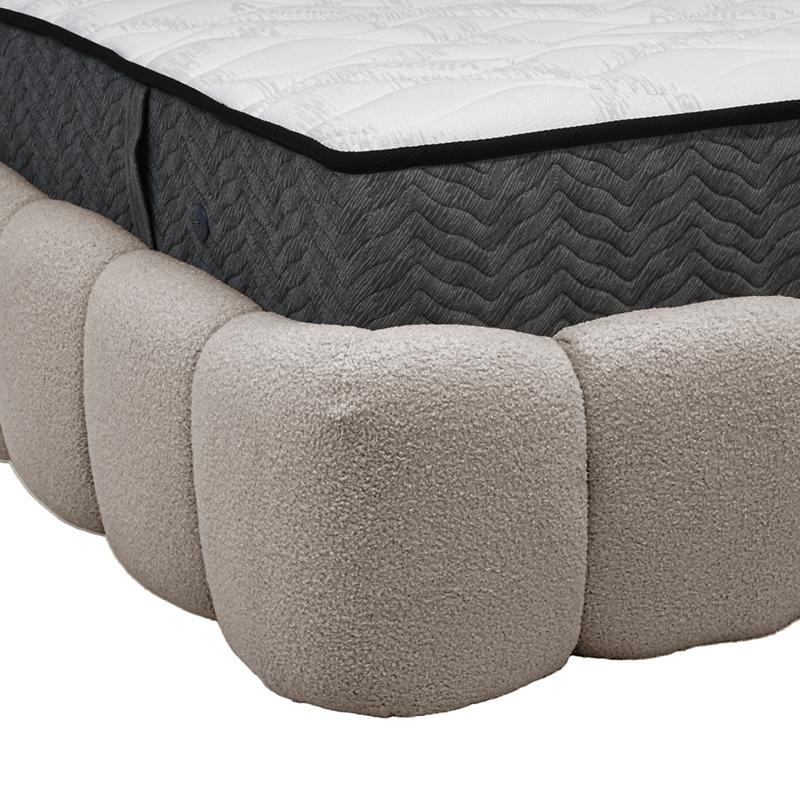 ΔΙΠΛΟ ΚΡΕΒΑΤΙ Romeo ΜΟΚΑ ΧΡΩΜΑ 178x224x115cm (160x200) - Image 6