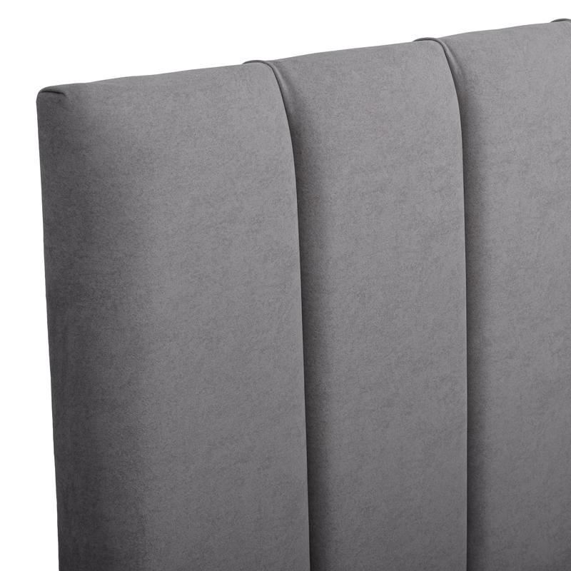 ΔΙΠΛΟ ΚΡΕΒΑΤΙ Udine ΑΝΘΡΑΚΙ ΧΡΩΜΑ 167x214x115εκ (160x200) - Image 7