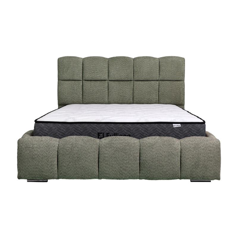 ΔΙΠΛΟ ΚΡΕΒΑΤΙ Velora ΛΑΔΙ ΧΡΩΜΑ 185x223x125εκ (160x200) - Image 3