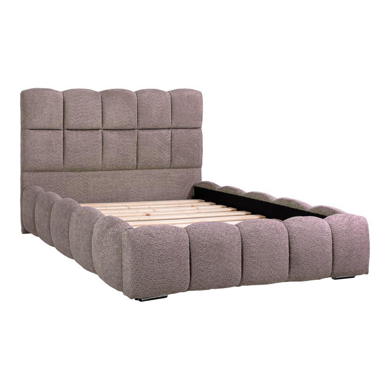 ΔΙΠΛΟ ΚΡΕΒΑΤΙ Velora TAUPE ΧΡΩΜΑ 185x223x125εκ (160x200) - Image 4