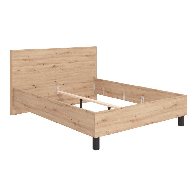 ΔΙΠΛΟ ΚΡΕΒΑΤΙ SALONA 160 ARTISAN OAK ΧΡΩΜΑ 173x211x102εκ - Image 4