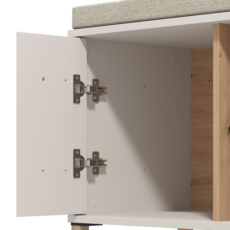 ΕΠΙΠΛΟ ΧΩΛ BELFORT KOM CASHMERE ΜΕ ΜΠΕΖ ΜΑΞΙΛΑΡΙ 80x40x57εκ - Image 6