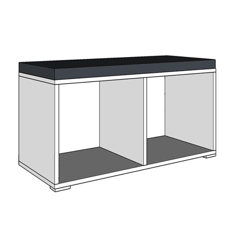 ΕΠΙΠΛΟ ΧΩΛ Beny ΚΟΜ 760 GREY OAK-ΛΕΥΚΗ ΛΑΚΑ 79x35x45εκ - Image 4