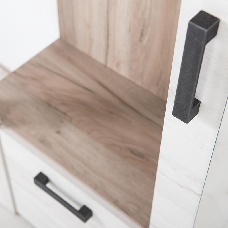 ΕΠΙΠΛΟ ΧΩΛ Kent PS GREY OAK/WHITE OAK 114x36,5x195εκ fxtr - Image 7