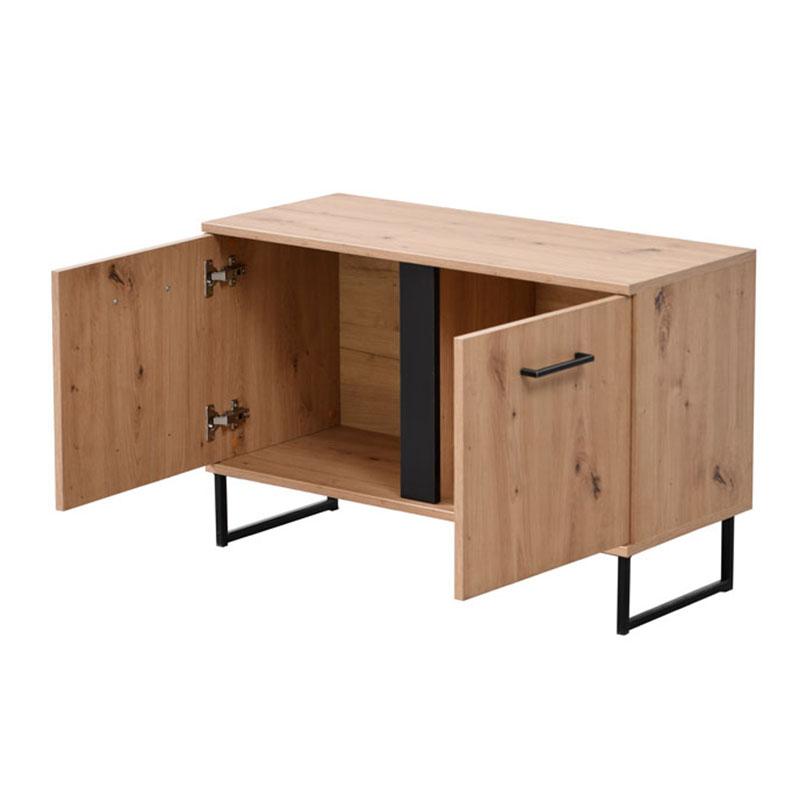 ΕΠΙΠΛΟ ΧΩΛ SARDINIA KOM ARTISAN OAK / ΜΑΥΡΟ 84,5x35x54,5εκ - Image 4