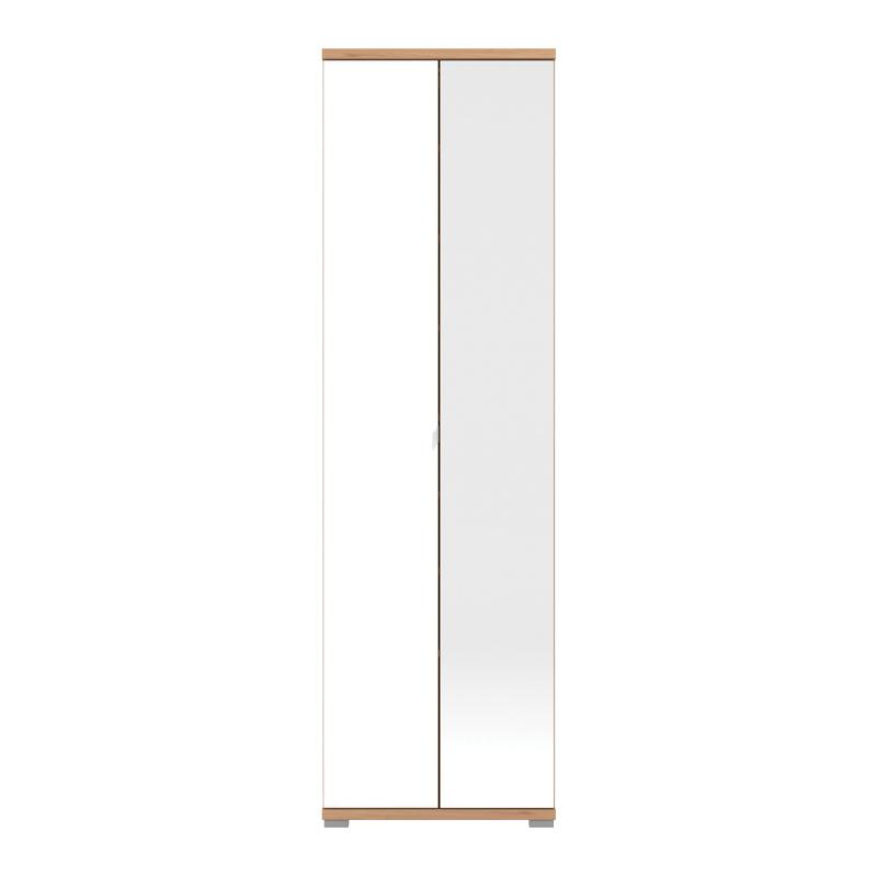 ΕΠΙΠΛΟ ΕΙΣΟΔΟΥ TENERIFE P2 OG ΜΕ ΚΑΘΡΕΦΤΗ ARTISAN OAK-ΛΕΥΚΟ PAINTED GLASS 58x40x193εκ fxtr - Image 3