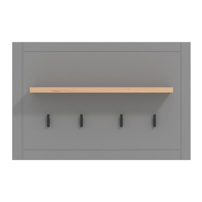 ΕΠΙΠΛΟ ΕΙΣΟΔΟΥ VALENCIA CIV ARTISAN OAΚ-ΓΚΡΙ ΜΑΤ 87x20x57εκ fxtr - Image 3
