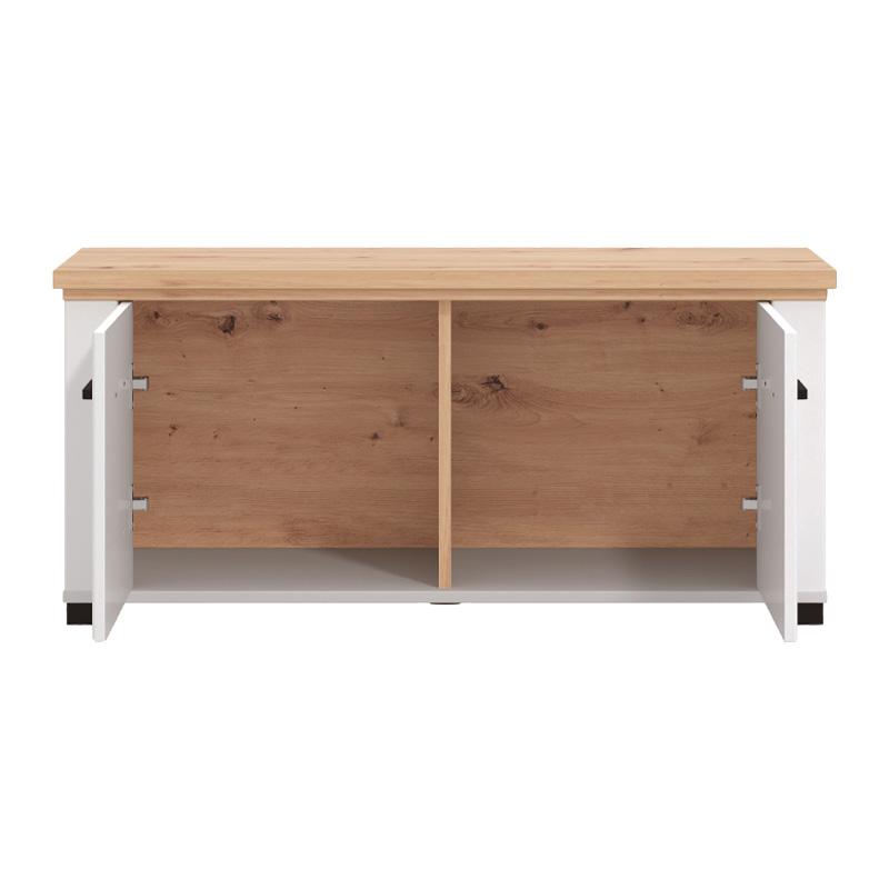 ΕΠΙΠΛΟ ΕΙΣΟΔΟΥ VALENCIA ΚΟΜ ΛΕΥΚΟ-ARTISAN OAΚ-ΛΕΥΚΟ ΜΑΤ 103,5x41x47,5εκ - Image 4