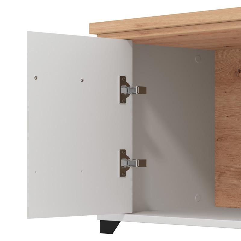 ΕΠΙΠΛΟ ΕΙΣΟΔΟΥ VALENCIA ΚΟΜ ΛΕΥΚΟ-ARTISAN OAΚ-ΛΕΥΚΟ ΜΑΤ 103,5x41x47,5εκ - Image 5