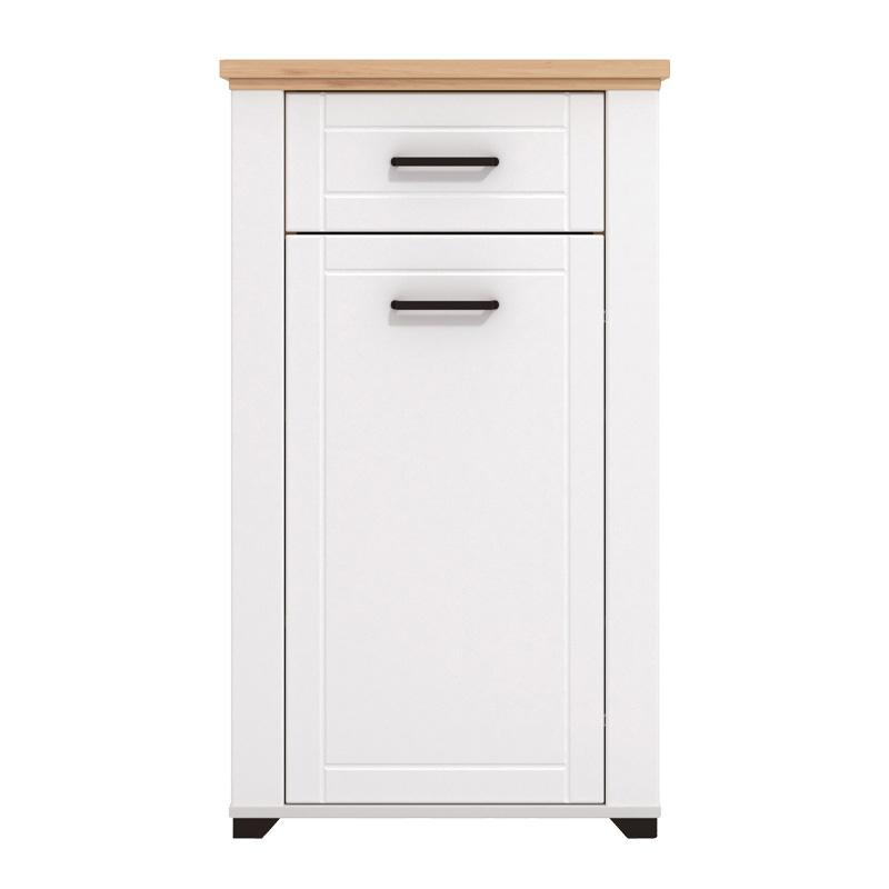 ΕΠΙΠΛΟ ΕΙΣΟΔΟΥ VALENCIA ΛΕΥΚΟ-ARTISAN OAΚ-ΛΕΥΚΟ ΜΑΤ ΧΡΩΜΑ 60,5x41x105εκ fxtr - Image 3