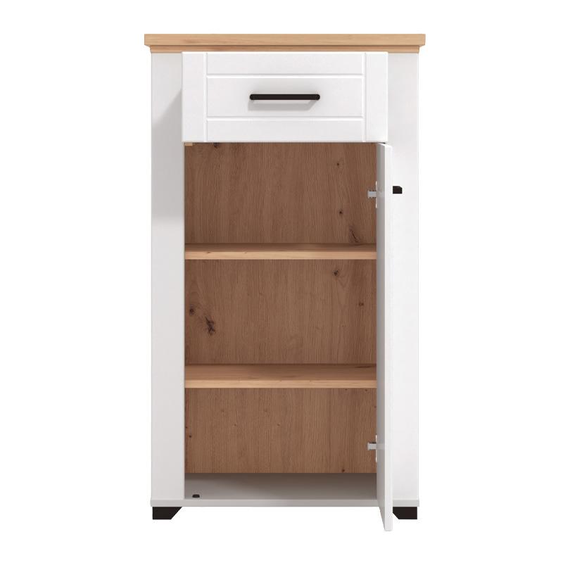 ΕΠΙΠΛΟ ΕΙΣΟΔΟΥ VALENCIA ΛΕΥΚΟ-ARTISAN OAΚ-ΛΕΥΚΟ ΜΑΤ ΧΡΩΜΑ 60,5x41x105εκ fxtr - Image 4