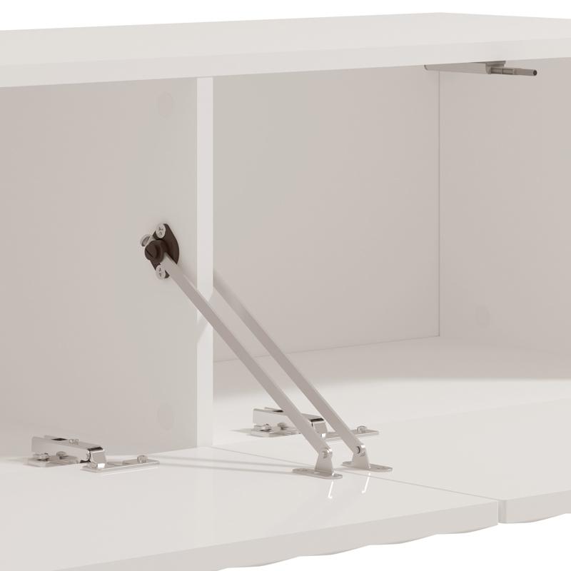 ΕΠΙΠΛΟ ΤΗΛΕΟΡΑΣΗΣ ANTIBES TV 128 2K2V ΛΕΥΚΟ/ΛΕΥΚΟ ΜΑΤΤ FOIL ΧΡΩΜΑ 128x42x32εκ - Image 4