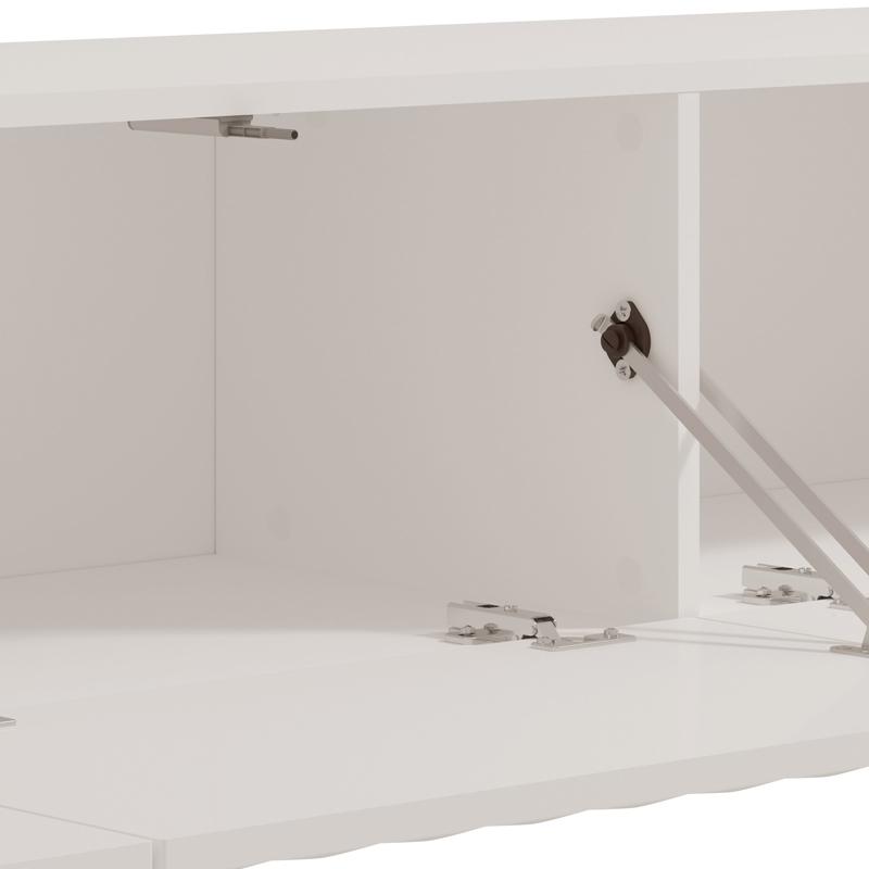 ΕΠΙΠΛΟ ΤΗΛΕΟΡΑΣΗΣ ANTIBES TV 192 3K3V ΛΕΥΚΟ/ΛΕΥΚΟ ΜΑΤΤ FOIL ΧΡΩΜΑ 192x42x32εκ - Image 5