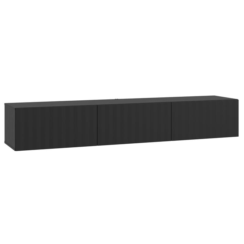 ΕΠΙΠΛΟ ΤΗΛΕΟΡΑΣΗΣ ANTIBES TV 192 3K3V ΜΑΥΡΟ ΟΑΚ/ΜΑΥΡΟ ΜΑΤΤ FOIL ΧΡΩΜΑ 192x42x32εκ - Image 3