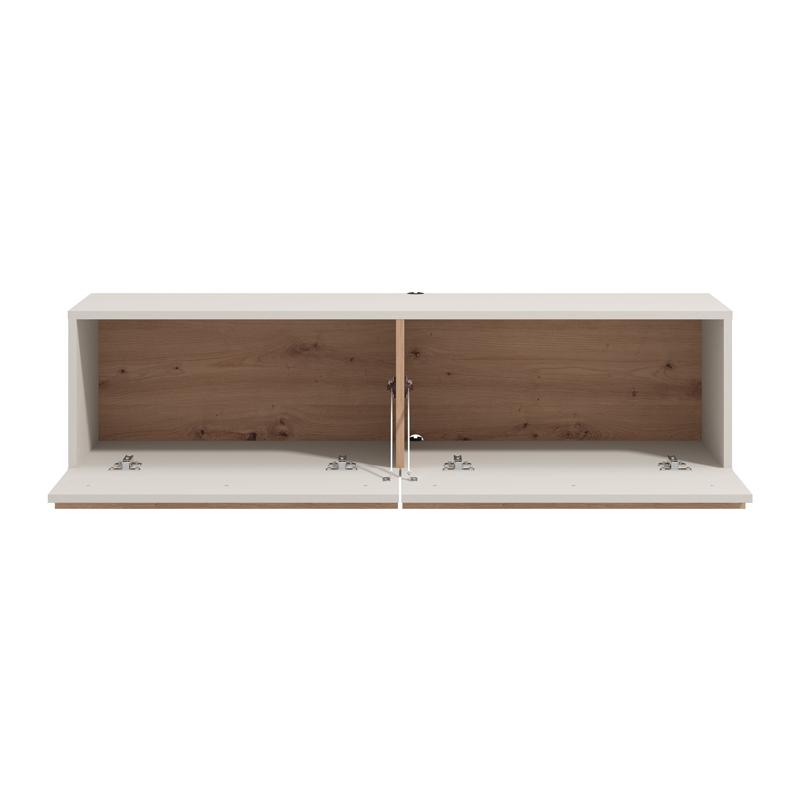 ΕΠΙΠΛΟ ΤΗΛΕΟΡΑΣΗΣ ARLES TV 128 2K2V CASHMERE/ARTISAN OAK ΧΡΩΜΑ 128x42x32εκ - Image 3