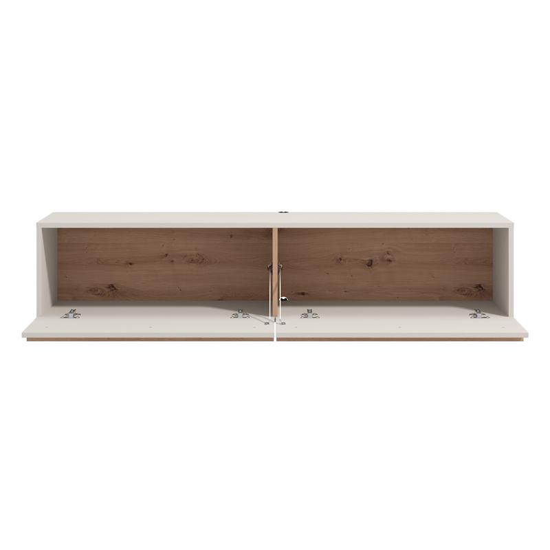 ΕΠΙΠΛΟ ΤΗΛΕΟΡΑΣΗΣ ARLES TV 154 2K2V CASHMERE/ARTISAN OAK ΧΡΩΜΑ 154x42x32εκ - Image 4