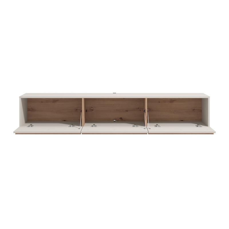 ΕΠΙΠΛΟ ΤΗΛΕΟΡΑΣΗΣ ARLES TV 192 3K3V CASHMERE/ARTISAN OAK ΧΡΩΜΑ 192x42x32εκ - Image 4