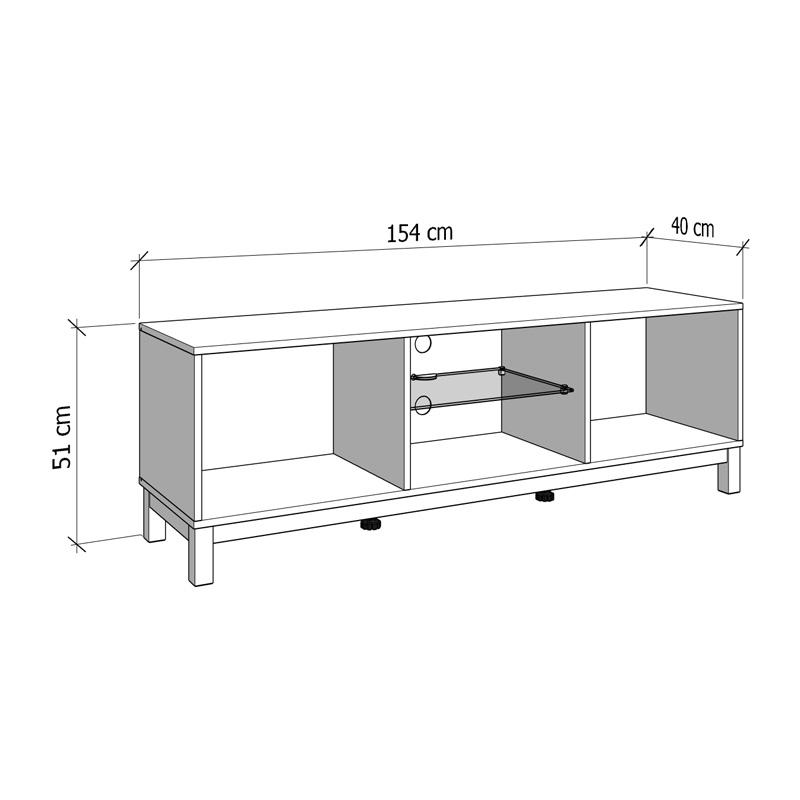 ΕΠΙΠΛΟ ΤΗΛΕΟΡΑΣΗΣ ESSEX 154 3K2V CASHMERE 154x42x51εκ - Image 7