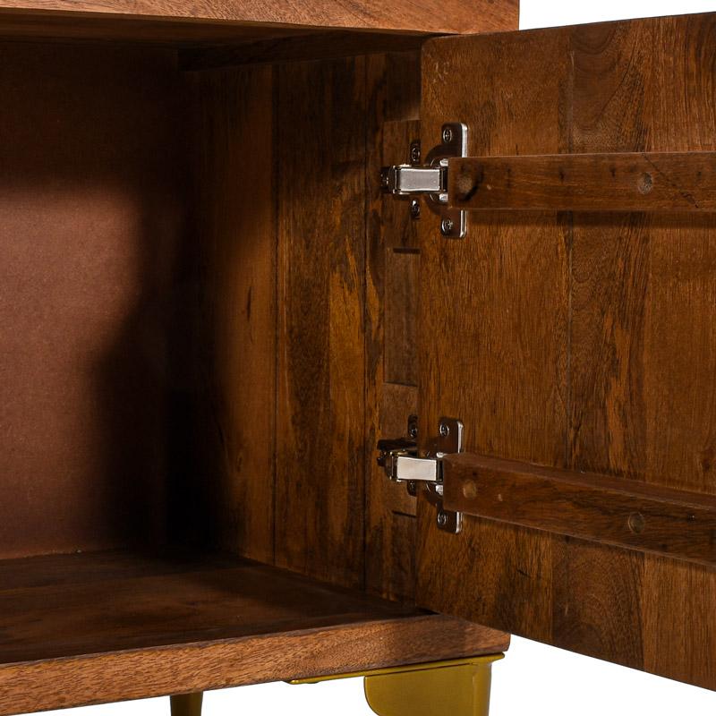 ΕΠΙΠΛΟ ΤΗΛΕΟΡΑΣΗΣ Amrita ΚΑΦΕ ΧΡΩΜΑ 140x40x55εκ - Image 4