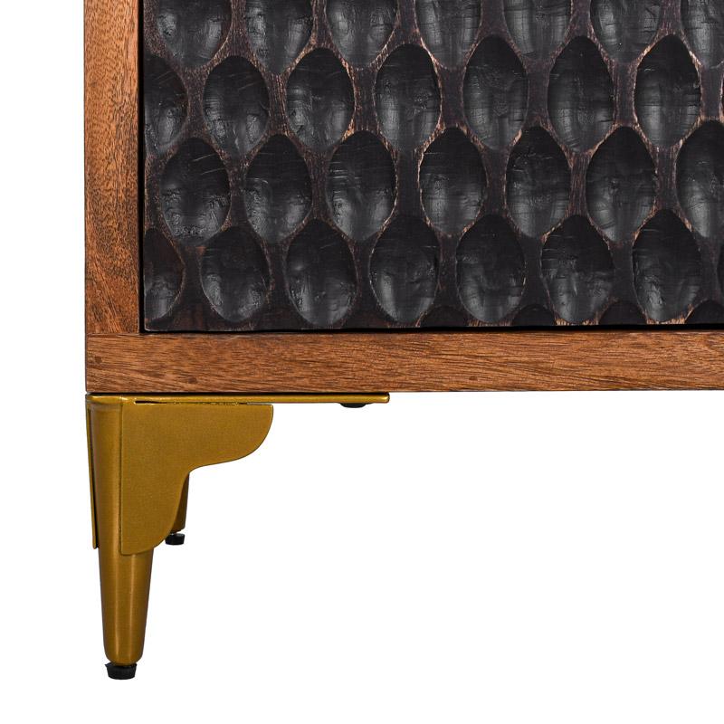 ΕΠΙΠΛΟ ΤΗΛΕΟΡΑΣΗΣ Amrita ΚΑΦΕ ΧΡΩΜΑ 140x40x55εκ - Image 6