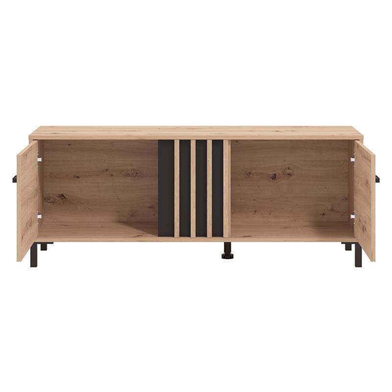 ΕΠΙΠΛΟ ΤΗΛΕΟΡΑΣΗΣ LAVAL 131 2K2V ARTISAN ΟΑΚ/ΜΑΥΡΟ 132x40x52εκ - Image 5