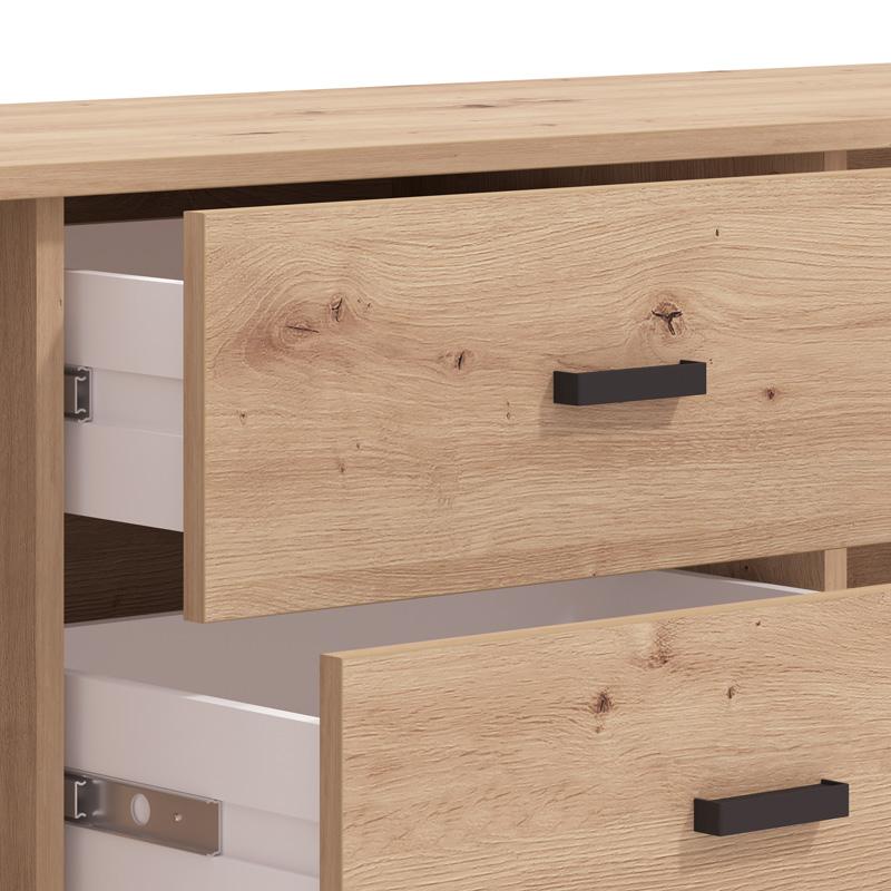 ΕΠΙΠΛΟ ΤΗΛΕΟΡΑΣΗΣ LAVAL 157 3K2F2V ARTISAN ΟΑΚ/ΜΑΥΡΟ 157x40x52εκ - Image 6