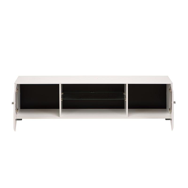 ΕΠΙΠΛΟ ΤΗΛΕΟΡΑΣΗΣ REX ΛΕΥΚΟ / ΛΕΥΚΗ ΛΑΚΑ 170x41x41εκ - Image 5