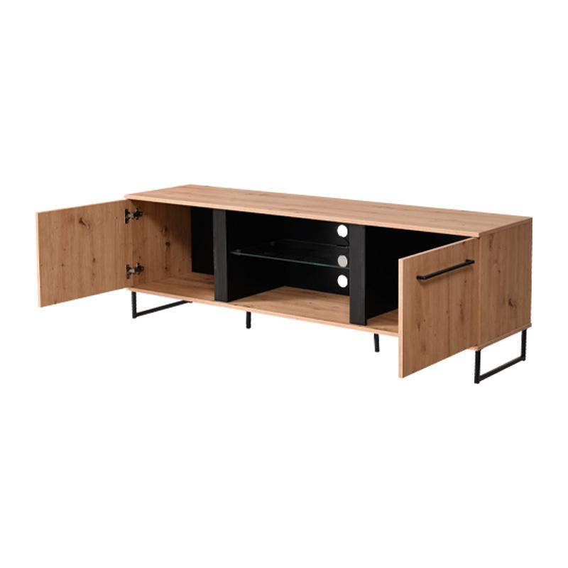 ΕΠΙΠΛΟ ΤΗΛΕΟΡΑΣΗΣ SARDINIA TV 170 ARTISAN OAK / ΜΑΥΡΟ 170,5x42x54εκ - Image 4