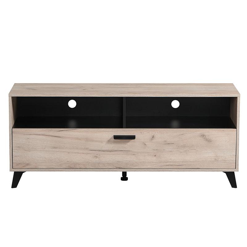 ΕΠΙΠΛΟ ΤΗΛΕΟΡΑΣΗΣ UMBRIA TV 140 GREY OAK-ΜΑΥΡΟ 137x40x58εκ - Image 3