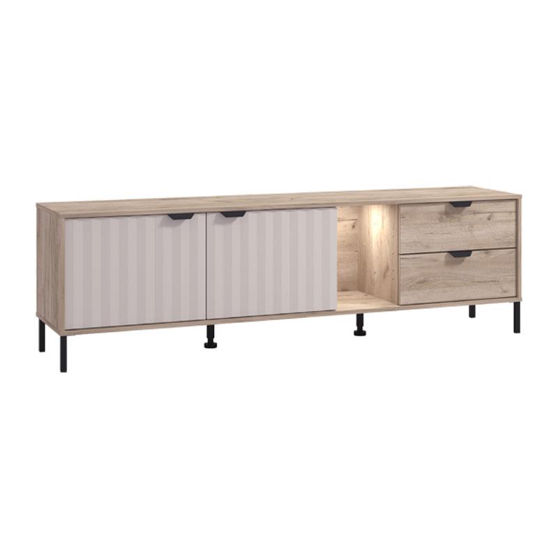ΕΠΙΠΛΟ ΤΗΛΕΟΡΑΣΗΣ VANDEA 4K2F2V GREY OAK-CASHMERE 183x40x54εκ - Image 6