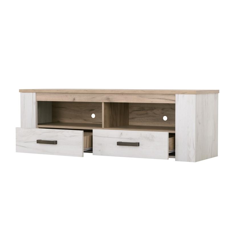 ΕΠΙΠΛΟ TV Kent 150 GREY OAK/WHITE OAK 151x43x49εκ knt - Image 4