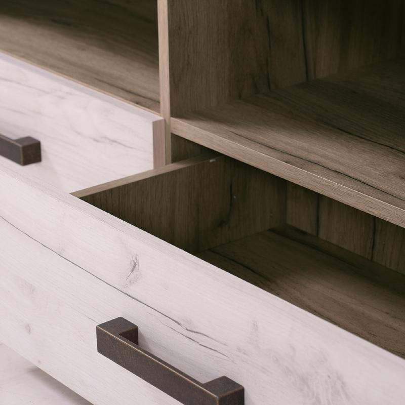 ΕΠΙΠΛΟ TV Kent 150 GREY OAK/WHITE OAK 151x43x49εκ knt - Image 6