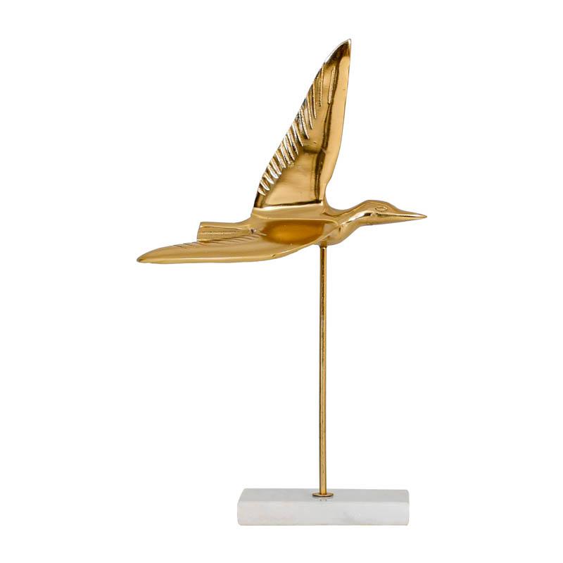 ΕΠΙΤΡΑΠΕΖΙΑ ΔΙΑΚΟΣΜΗΤΙΚΗ ΦΙΓΟΥΡΑ Bird ΑΝΤΙΚΕ ΧΡΥΣΟ ΧΡΩΜΑ 20x9x36εκ
