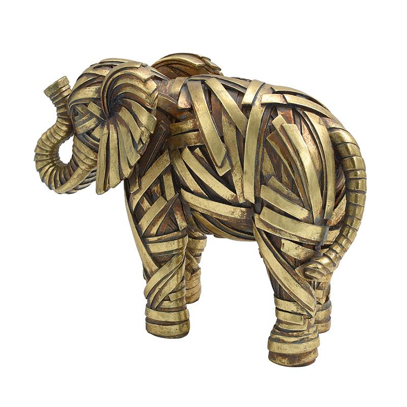 ΕΠΙΤΡΑΠΕΖΙΑ ΔΙΑΚΟΣΜΗΤΙΚΗ ΦΙΓΟΥΡΑ FL25233 ΕΛΕΦΑΝΤΑΣ ΧΡΥΣΟ ΧΡΩΜΑ 23x9x16εκ - Image 3