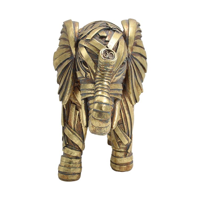 ΕΠΙΤΡΑΠΕΖΙΑ ΔΙΑΚΟΣΜΗΤΙΚΗ ΦΙΓΟΥΡΑ FL25233 ΕΛΕΦΑΝΤΑΣ ΧΡΥΣΟ ΧΡΩΜΑ 23x9x16εκ - Image 4