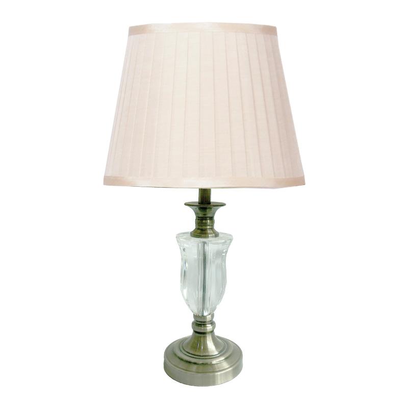 ΕΠΙΤΡΑΠΕΖΙΑ ΛΑΜΠΑ 20510 ΜΕΤΑΛΛΟ-ΓΥΑΛΙ ΑΣΗΜΙ Ε27 49εκ